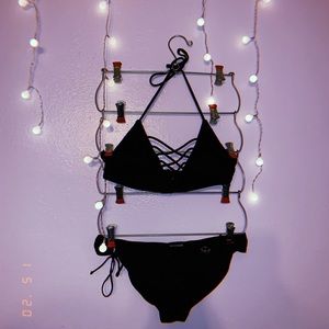 Black stringy bikini like new🖤